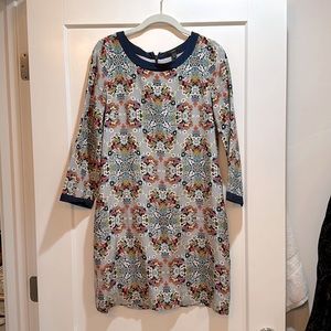 J crew silk shift dress size 2